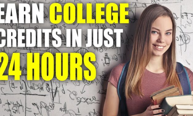 Students Can Earn College Credit Quickly With These 7 Strategies