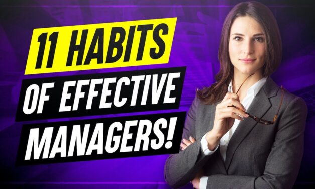 Expert Manager Shares 11 Highly Effective Habits To Improve Management Skills