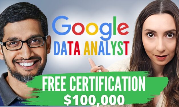 How To Make Money As A Data Analyst With Free Google Tools And Training